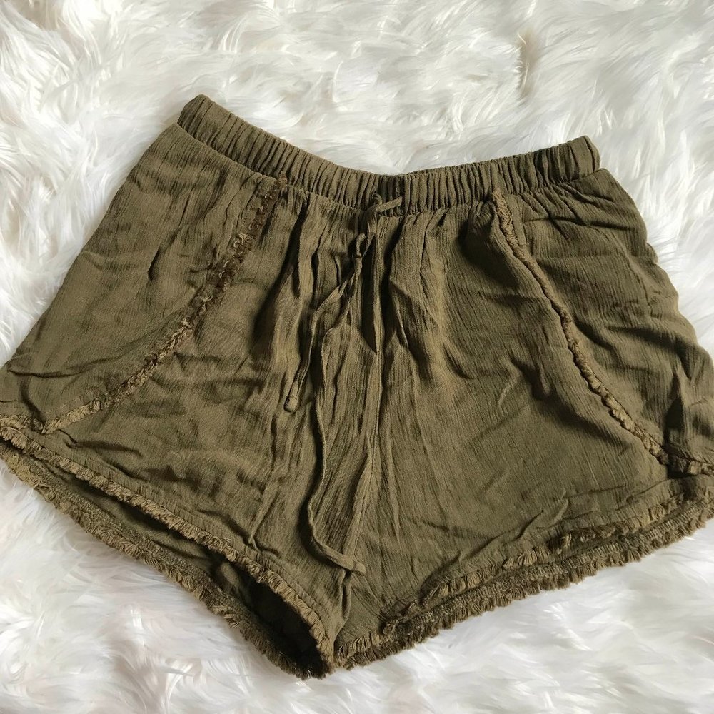 Casual Green Shorts